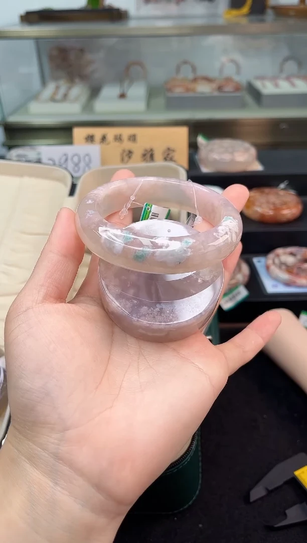 未镶嵌手镯石英质玉61圈口（赠品镯心）36887300