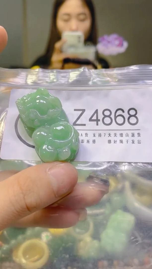翡翠未镶嵌颈饰/Z/翡翠A货，一件也是批发价