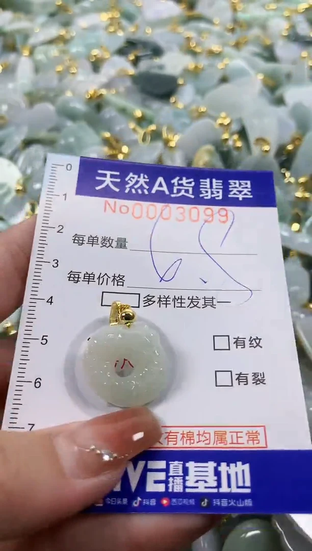 颈饰未镶嵌翡翠天然A货翡翠