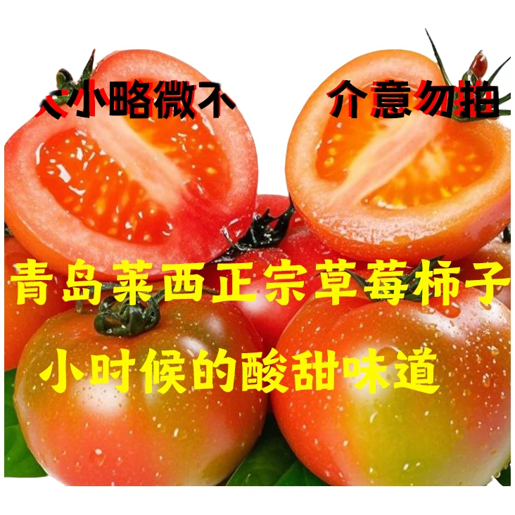偏小【买两斤送一斤】净重三斤草莓番茄