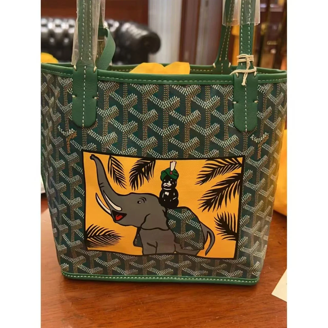 99新 Goyard 坤球奢选 戈雅迷你大象托特包