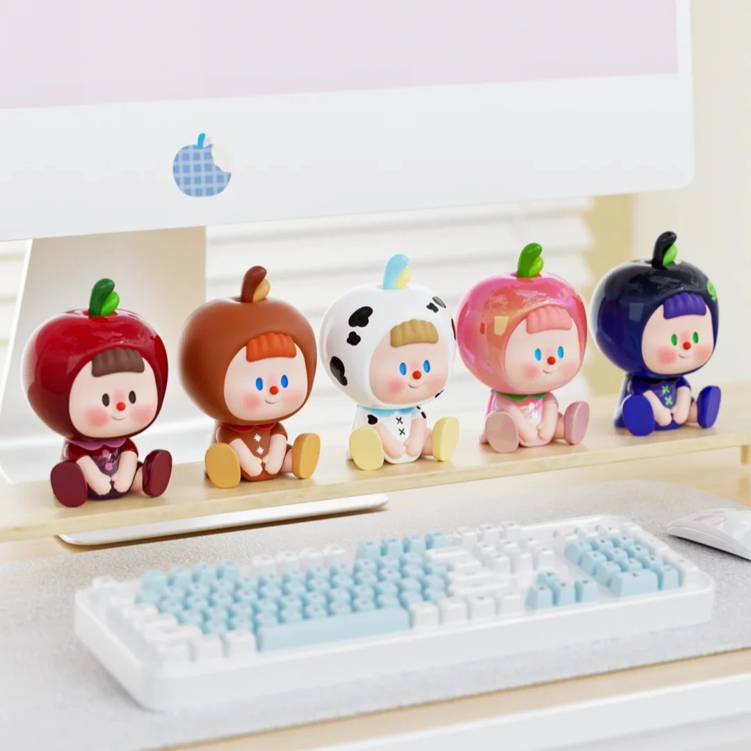 【栗子拆盒】多多妹苹果多多mini系列盲盒潮玩摆件挂饰