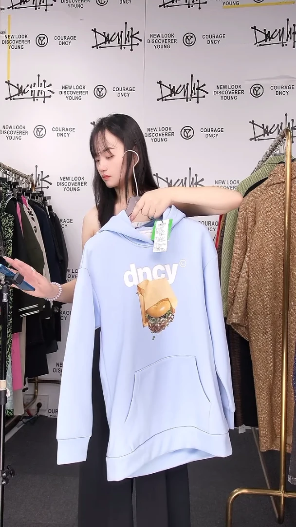 食物图案帽衫s码