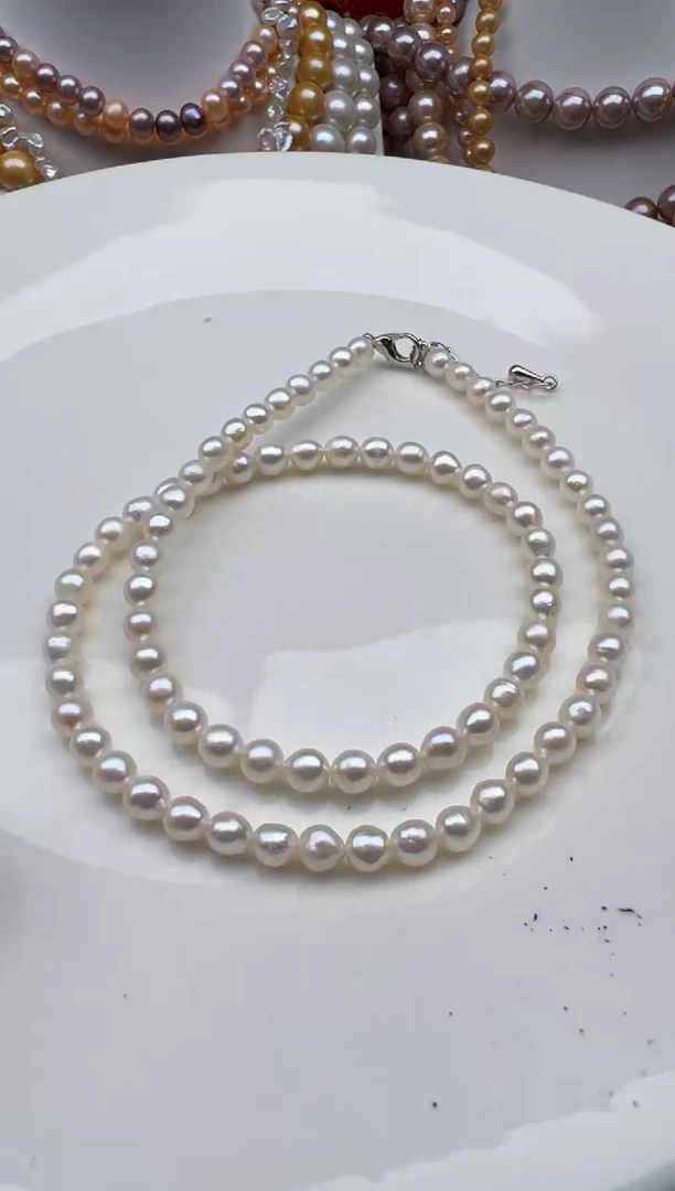 淡水珍珠未镶嵌颈饰1
