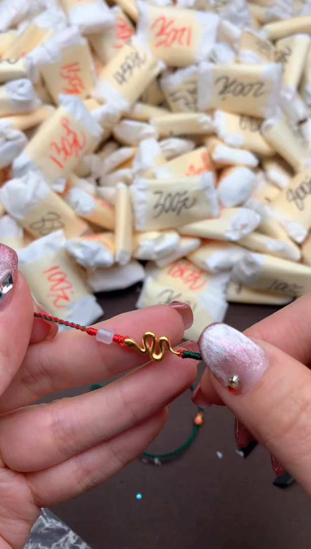 【闪购商品】翡翠手绳银S925镶嵌 多样性发货（发一个）