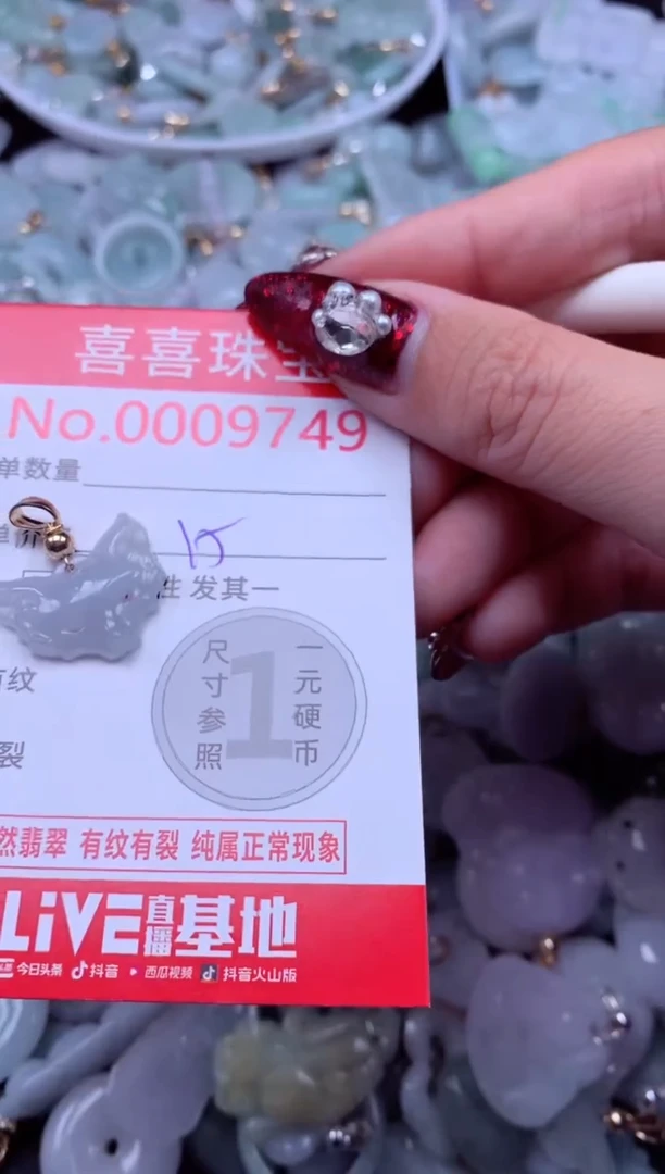 吊坠(不含链)未镶嵌翡翠9749