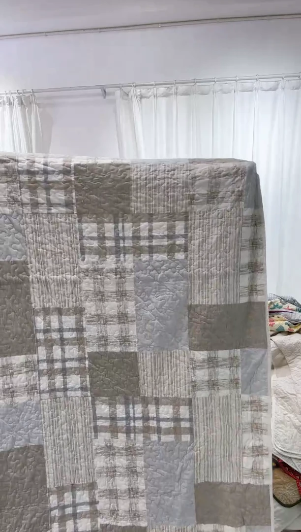 棉120*200纯棉床盖85号微瑕