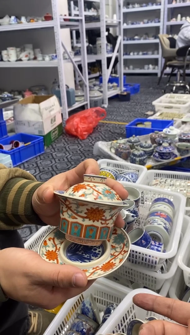 摆件陶景德陶瓷茶具容量约150