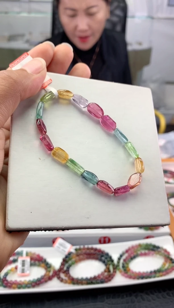 未镶嵌手串碧玺 多样性发一条