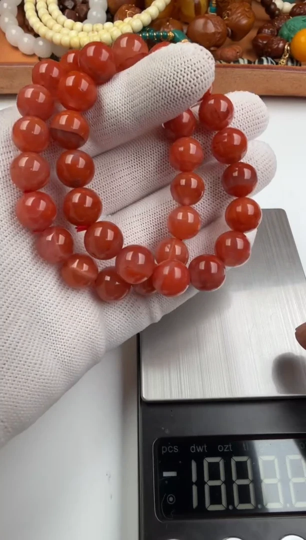 未镶嵌手串南红玛瑙南红