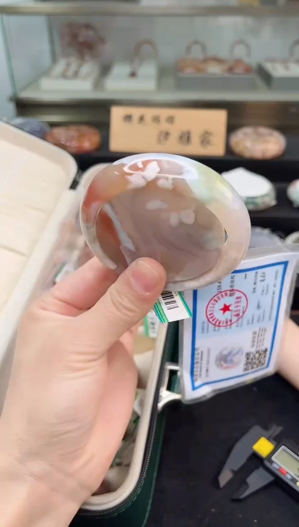 未镶嵌手镯石英质玉57圈口（赠品镯心）S9037