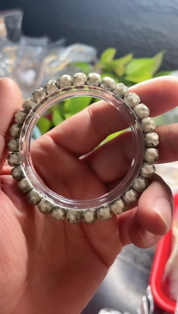 星月菩提手串海南星月菩提《Y27》8X7无相单圈