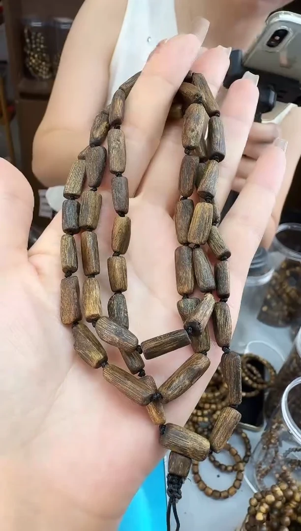 沉香手串19克紫棋树心油随型多圈多样性发一