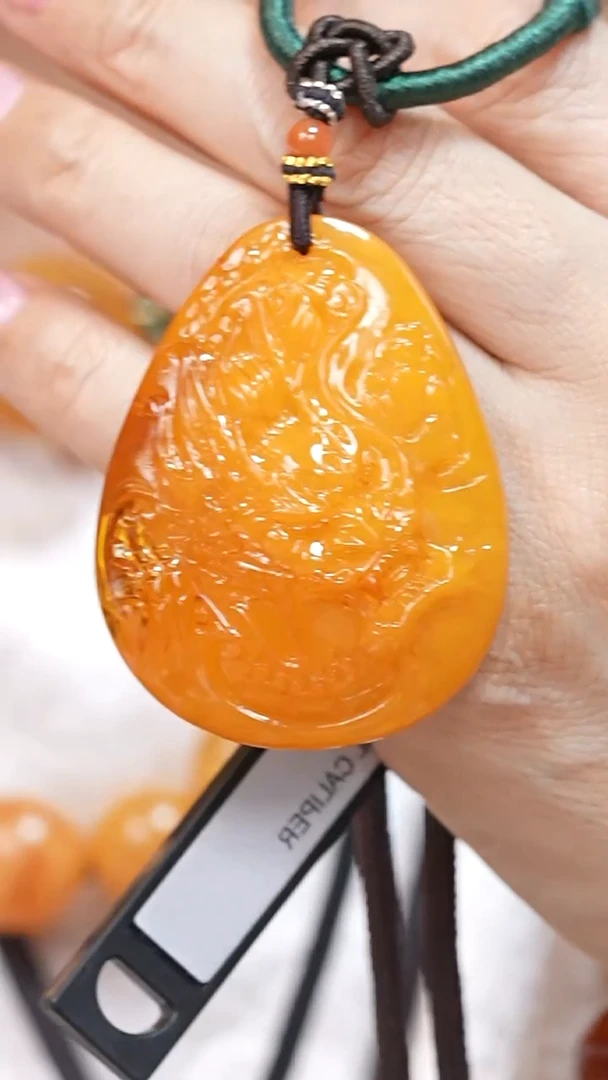 蜜蜡颈饰未镶嵌3006天然蜜蜡珠宝奇石云端妖孽全部保真