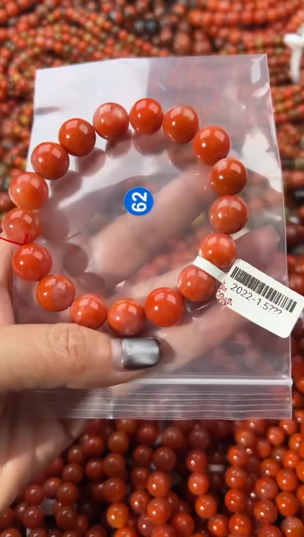 未镶嵌手串南红玛瑙12+