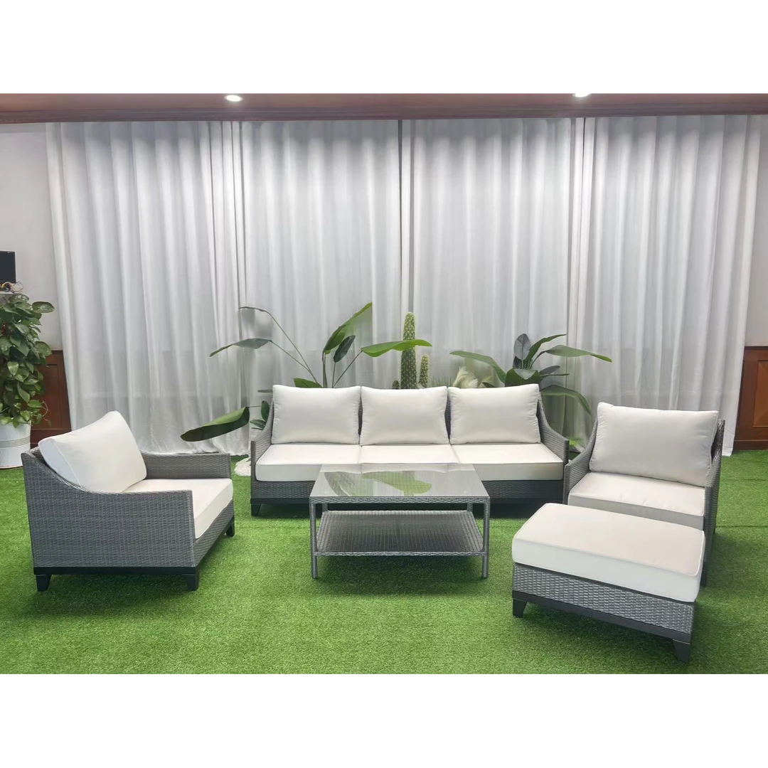 JEANMISS/简美仕手工编织藤编户外沙发桌椅室内外沙发防晒防水