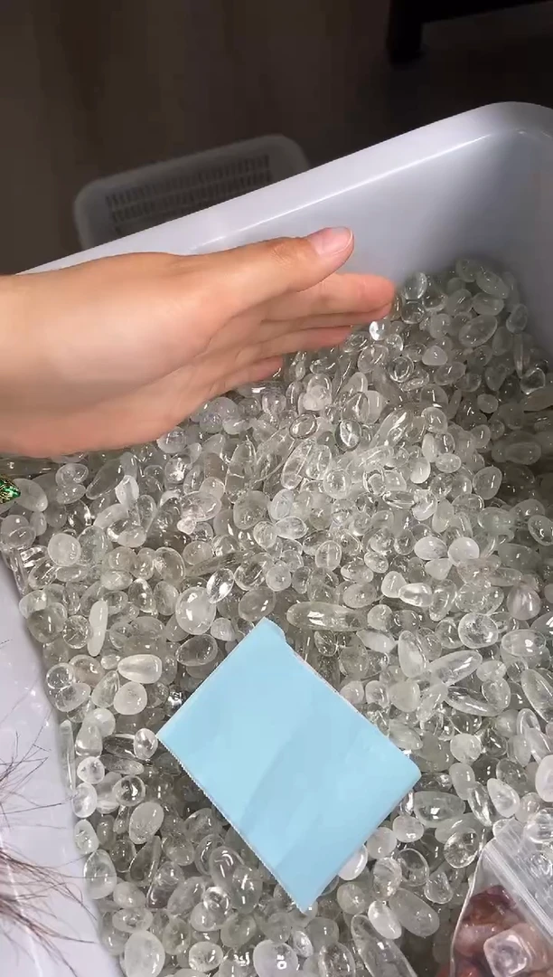 水晶手链未镶嵌绿水晶碎石500g