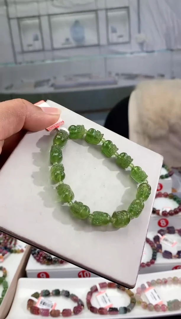 未镶嵌手串碧玺多样性发一条