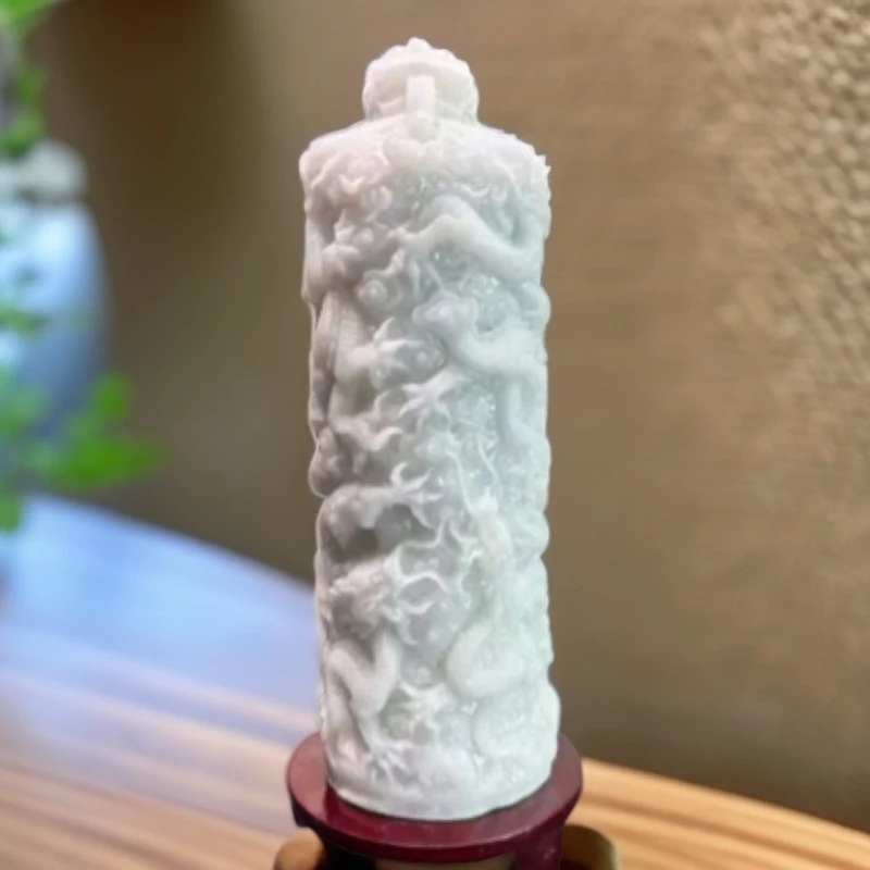 （空空已开）九龙柱本命守护摆件