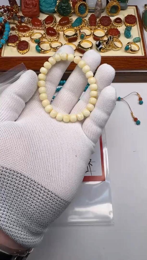 裸石蜜蜡未镶嵌开***～手串手串