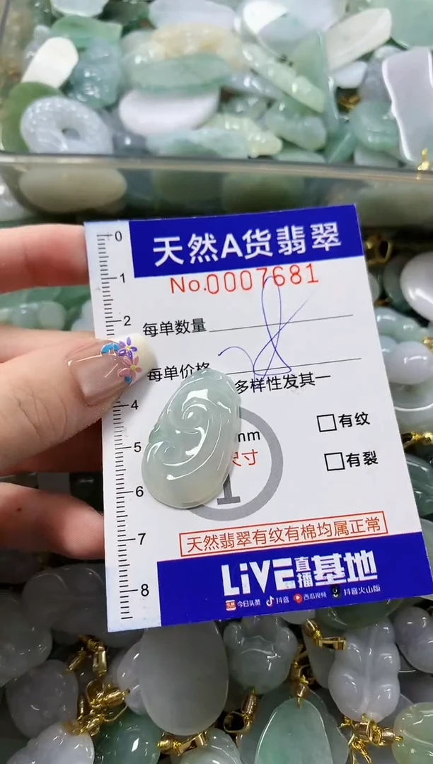颈饰未镶嵌翡翠天然A货翡翠