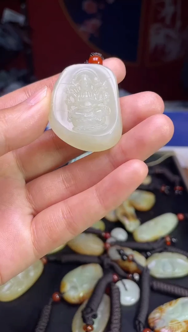 颈饰未镶嵌和田玉123