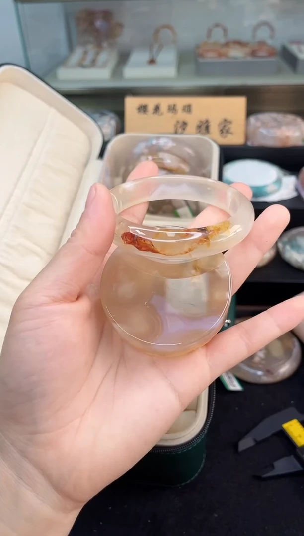 未镶嵌手镯石英质玉60圈口（赠品镯心）3945522