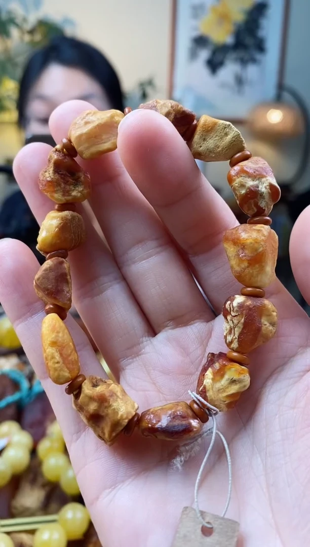 【闪购商品】琥珀手链未镶嵌手串