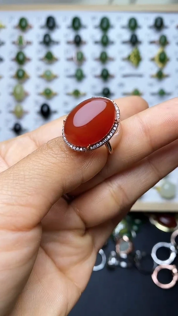 【闪购商品】南红玛瑙戒指未镶嵌1