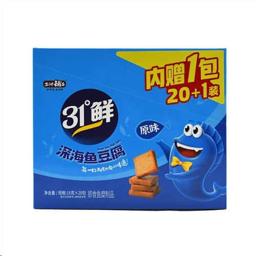 盐津铺子深海鱼豆腐原味 400g(20g*20包)