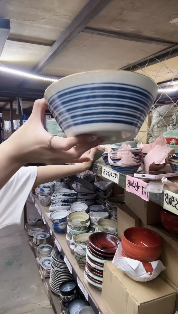 陶瓷粗陶17cm钵一个