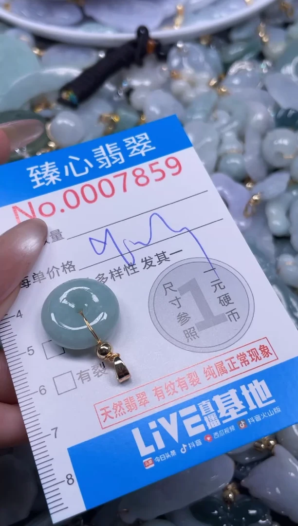 颈饰未镶嵌翡翠7859