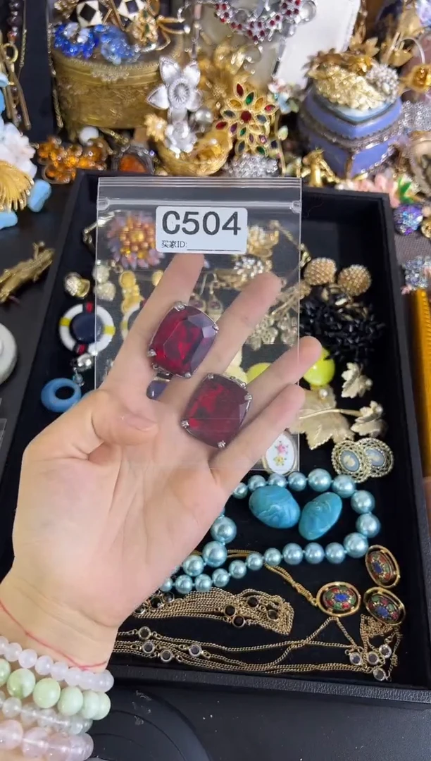 合金无铜合金504 请确认商品图片！中古首饰都有瑕疵确认后在拍！