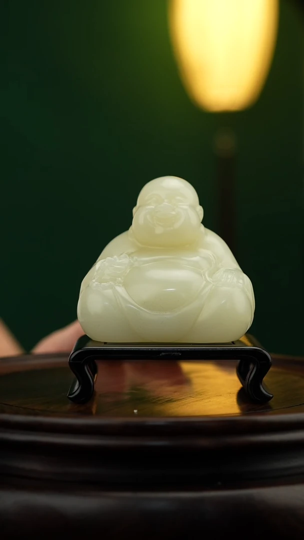 玉【弥勒】天然玉石手把件