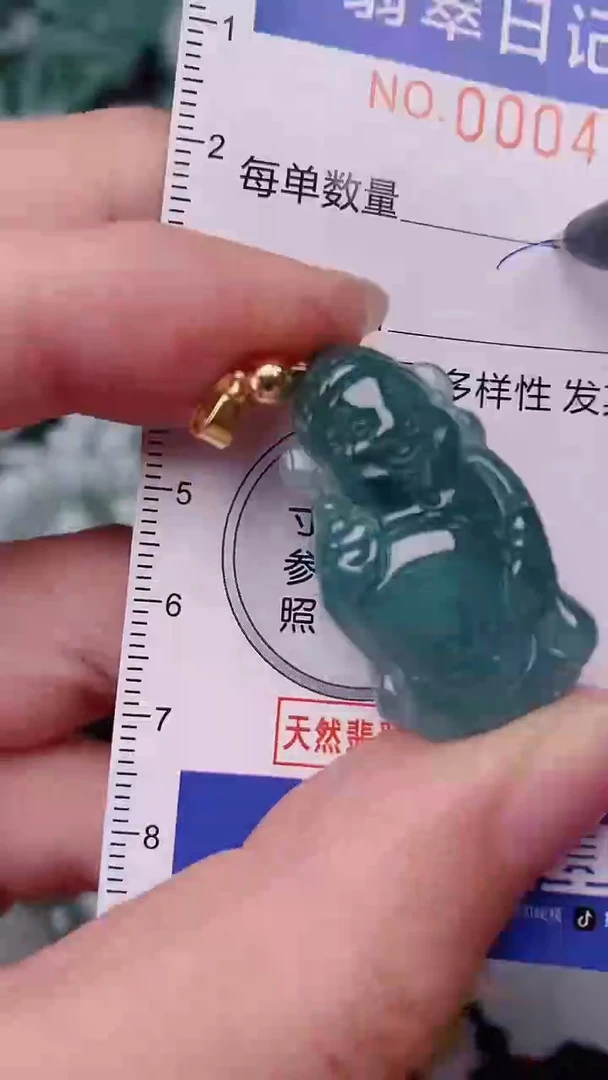 翡翠未镶嵌颈饰00004207