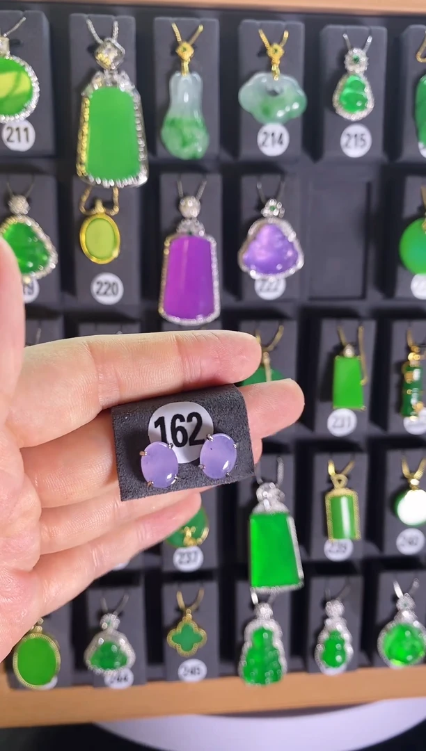 翡翠银S925镶嵌颈饰162...