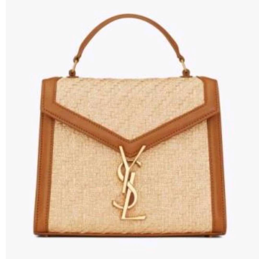 99新 YSL/圣罗兰 YSL草编包