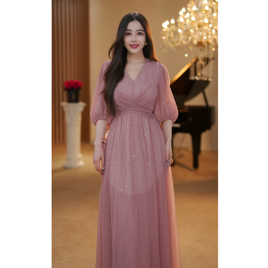 【JOSIE定制】玛丽莲梦露  法式气质日常设计感显瘦连衣裙-YL20251