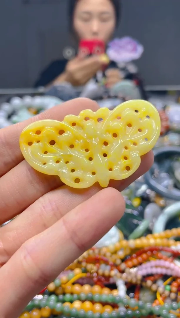 颈饰未镶嵌翡翠/F/翡翠A货，一件也是批发价