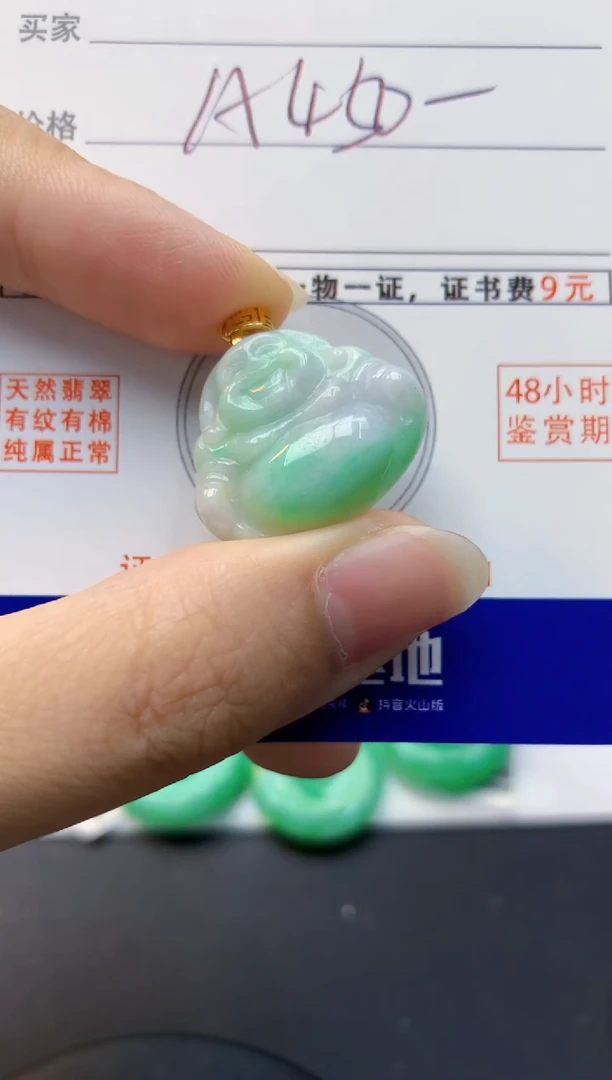 颈饰未镶嵌翡翠天然缅甸A货翡翠