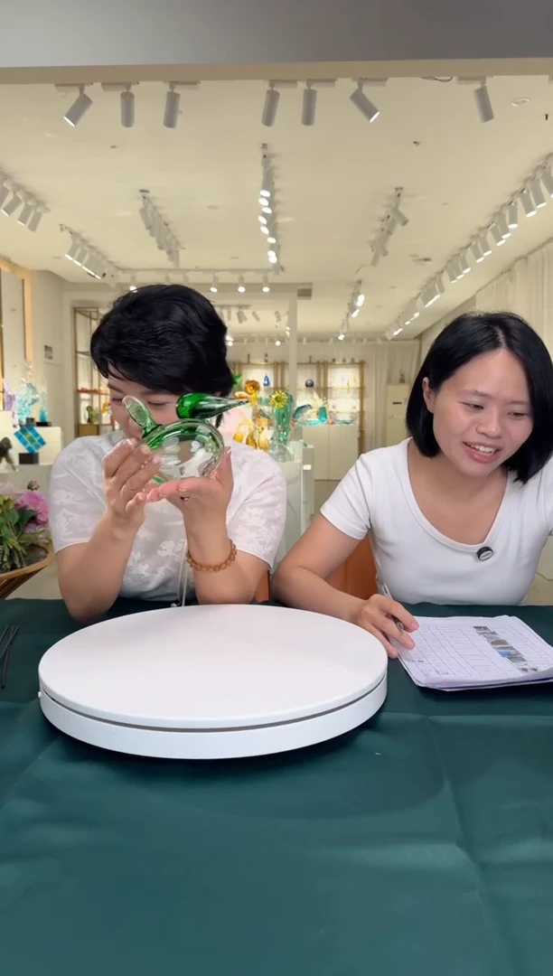 手工艺品琉璃小鸟绿色