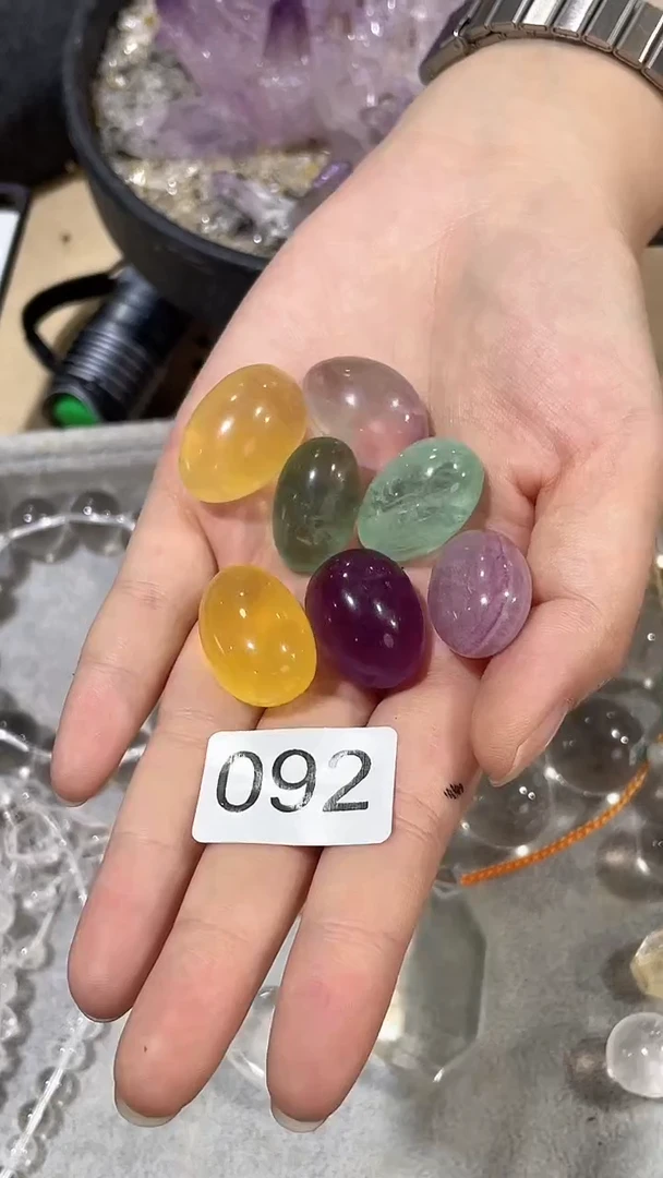 未镶嵌珠宝半成品水晶ᴶ*7颗一起-92