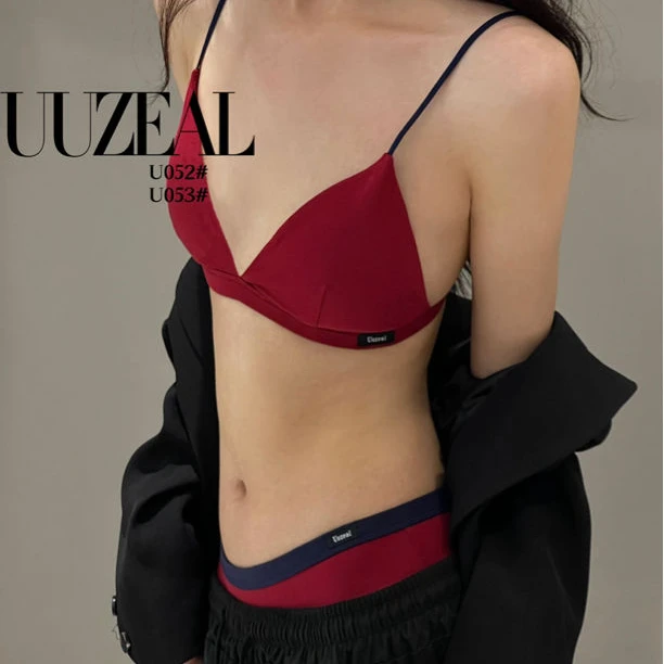 UUZEAL高端定制法式三角杯小胸舒适性感薄款纯欲女内衣套装052