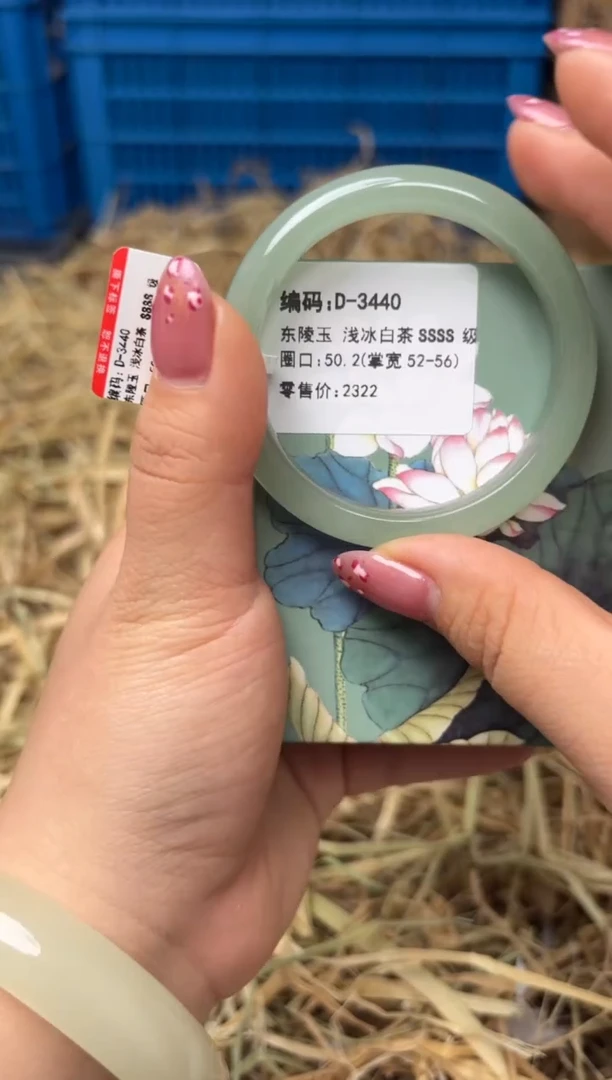 未镶嵌手镯石英质玉D-3440