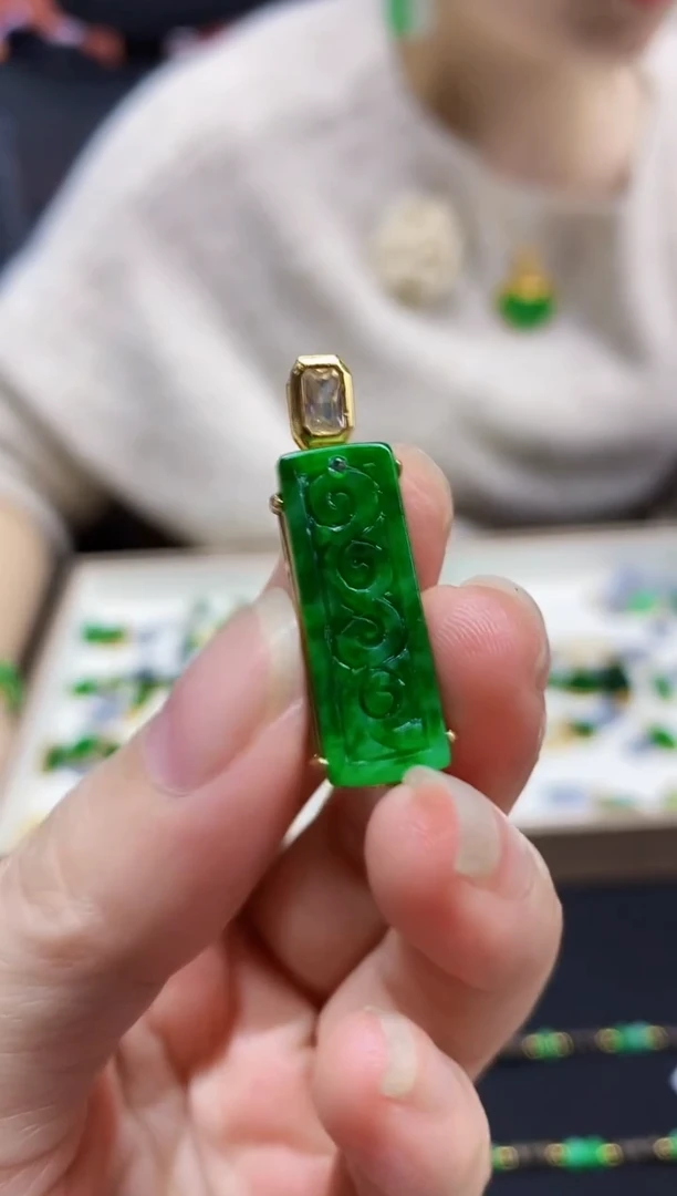 颈饰未镶嵌翡翠翡翠吊坠