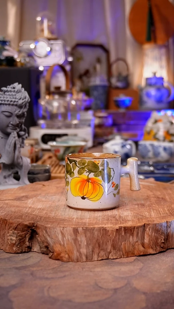 杯子南瓜手工手绘手工手绘