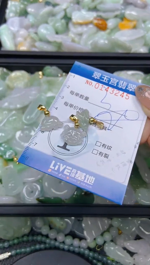 翡翠未镶嵌颈饰闪购0143245