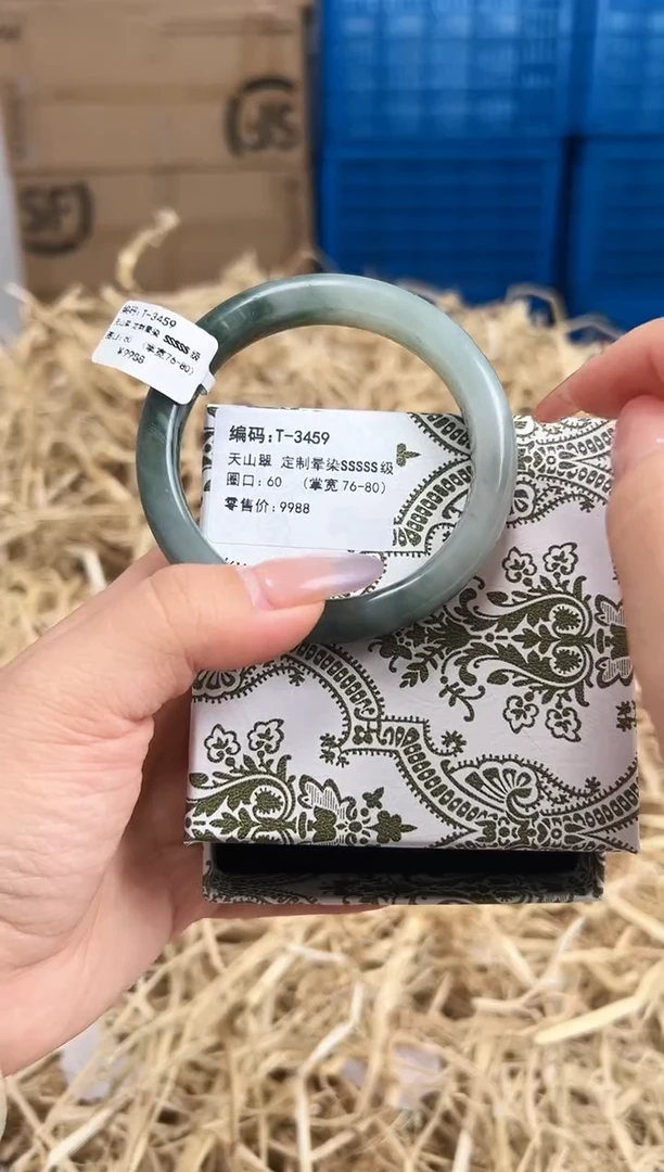 未镶嵌手镯石英质玉T-3459
