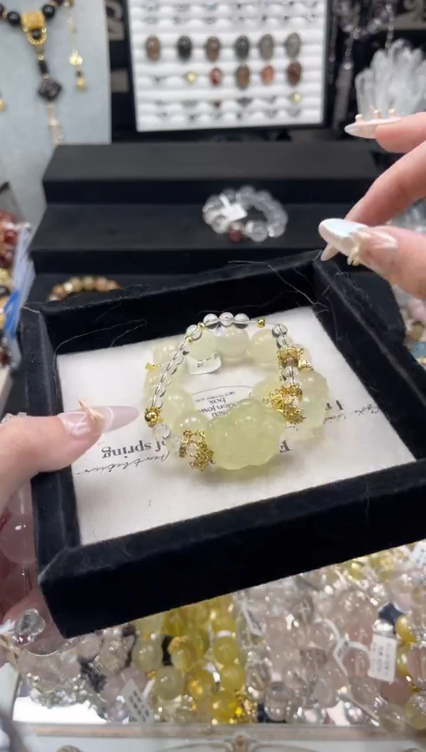 【闪购商品】烟晶手链银S925镶嵌天然水晶 多样性发货