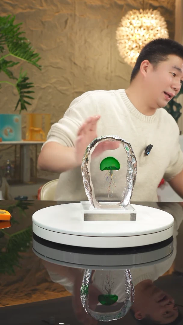 【闪购商品】摆件福利绿色水母摆件大号